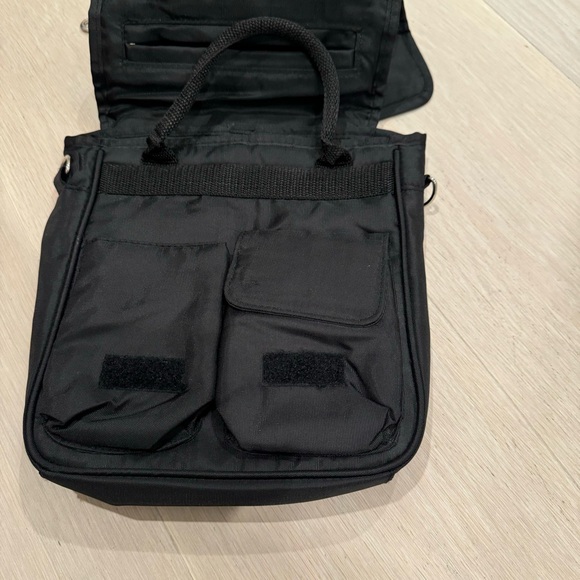 BRODY Black shoulder / backpack bag with Stylish Silhouette - Picture 3 of 6